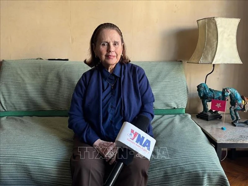 Г-жа Польди Соса, Председатель Института аргентинско-вьетнамской культуры. Фото: ВИА